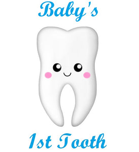 Baby's First Tooth Edible Cake Topper Image Decoration