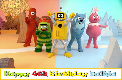 Yo Gabba Gabba Edible Cake Topper Image Decoration