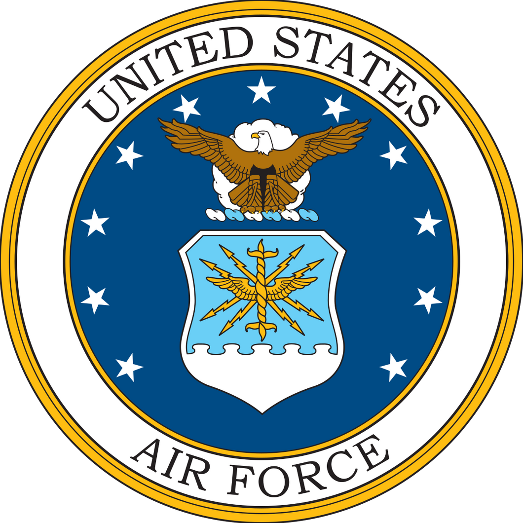 United States Air Force Logo Edible Cake Topper Decoration