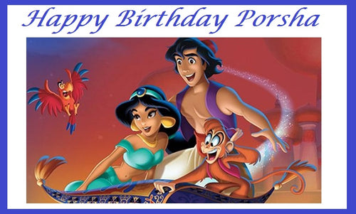 Aladdin Edible Cake Topper Image Decoration