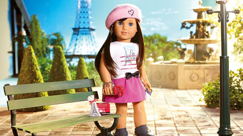 American Girl Doll Grace Edible Cake Topper Image