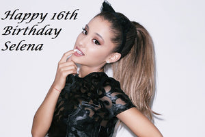 Ariana Grande Edible Cake Topper Image Decoration