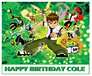 Ben 10 Edible Cake Topper Image Decoration
