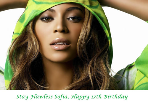 Beyonce Edible Cake Topper Decoration