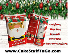 Load image into Gallery viewer, Christmas Black Santa Chip Bags Party Favors