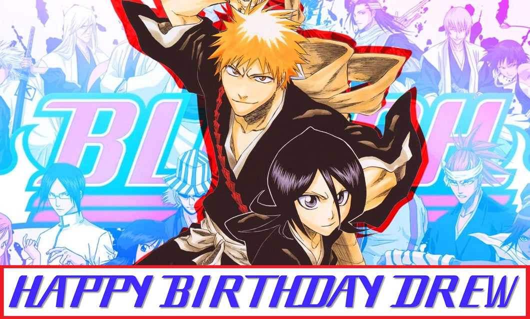 Bleach Edible Cake Topper Image Decoration