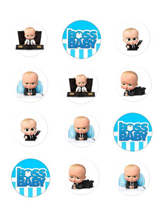 Boss Baby Edible Cupcake Toppers Image