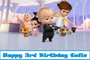 Boss Baby Edible Cake Topper Image