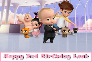 Boss Baby Edible Cake Topper Image