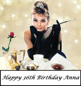 Breakfast at Tiffany's Edible Cake Topper Image Decoration