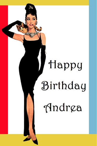 Breakfast at Tiffany's Edible Cake Topper Image Decoration