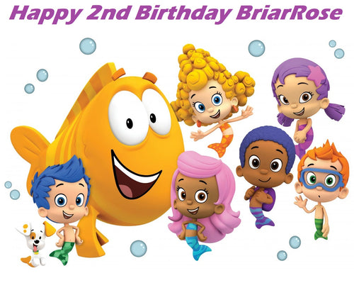 Bubble Guppies Edible Cake Topper Decoration