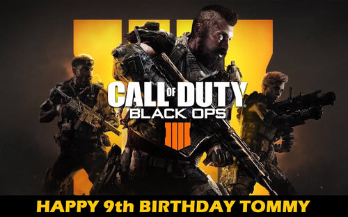 Call of Duty Edible Cake Topper Decoration