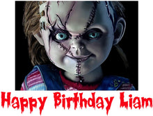 Load image into Gallery viewer, Chuckie Movie Edible Cake Topper