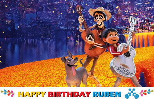 Coco Edible Cake Topper Image