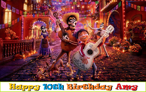 Coco Edible Cake Topper Image