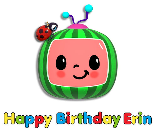 Cocomelon Edible Cake Topper Image Decoration