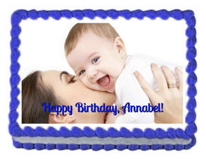 Custom Create Your Own Edible Cake Topper Image w/Your Photo