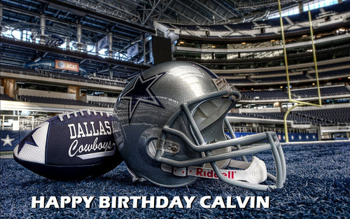 Dallas Cowboys Edible Cake Topper