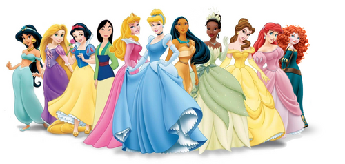 Classic Disney Princesses Edible Cake Topper