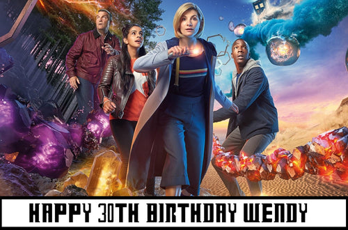 Doctor Who  Edible Cake Topper Image Decoration