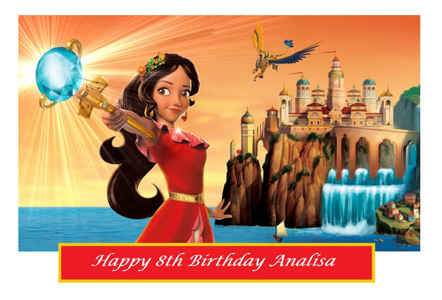 Elena of Avalor Edible Cake Topper Image
