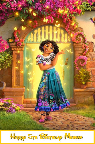 Encanto Mirabel Edible Cake Topper Image Decoration