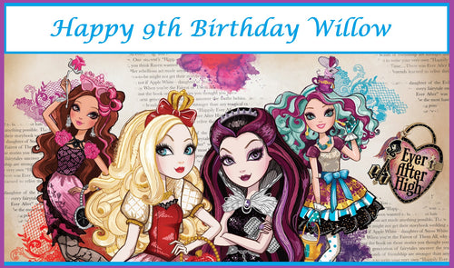 Ever After High Edible Cake Topper Image