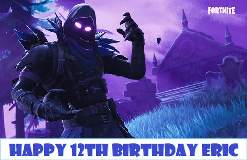 Fortnite Raven Edible Cake Topper Image