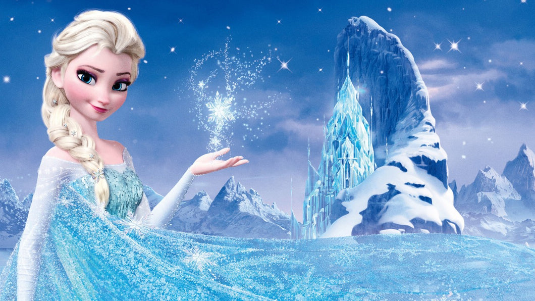 Frozen Elsa Edible Cake Topper Image