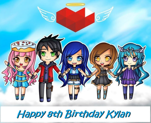 Funneh and the Crew Edible Cake Topper Image Decoration