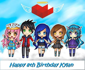 Funneh and the Crew Edible Cake Topper Image Decoration