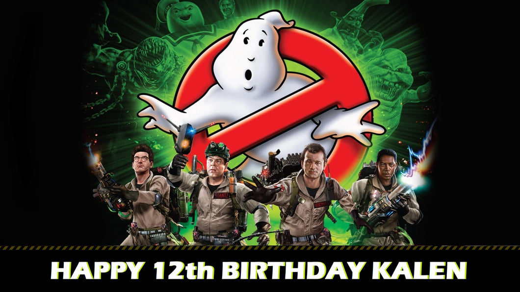 Ghost Busters Edible Cake Topper Image