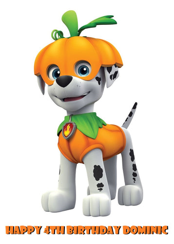 Halloween Paw Patrol Edible Cake Topper