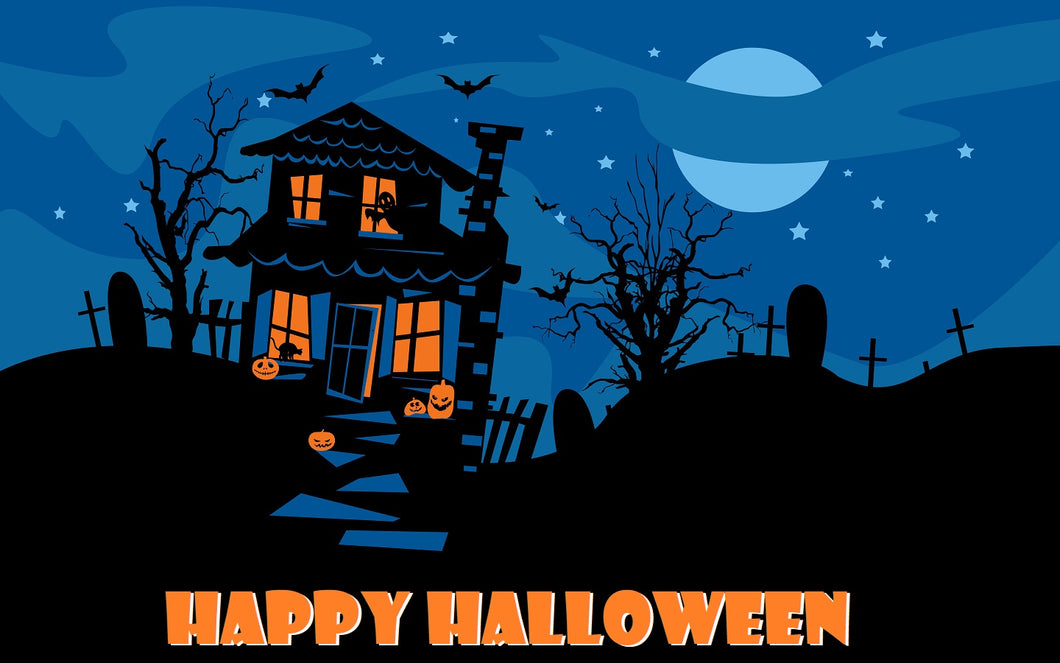 Halloween Haunted House Edible Cake Topper