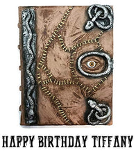 Load image into Gallery viewer, Halloween Hocus Pocus Spell Book Edible Cake Topper