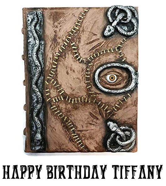 Halloween Hocus Pocus Spell Book Edible Cake Topper