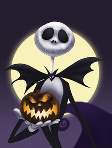 Halloween Nightmare Before Christmas Edible Cake/cupcake Topper