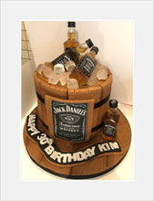 Load image into Gallery viewer, Jack Daniels Label Edible Cake Topper Decoration