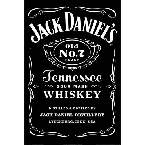 Jack Daniels Label Edible Cake Topper Decoration