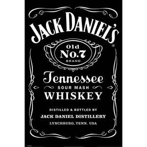 Jack Daniels Label Edible Cake Topper Decoration
