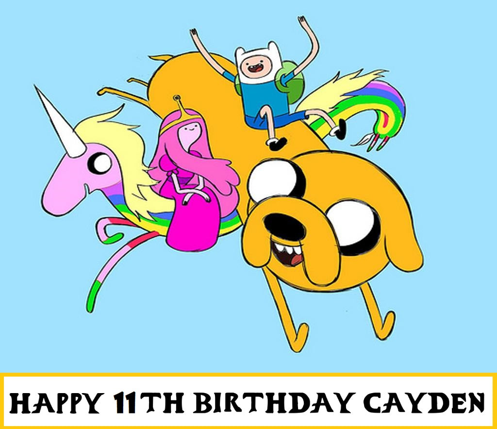 Jake Adventure Time Edible Cake Topper Decoration
