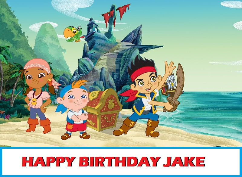 Jake and the Neverland Pirates Edible Cake Topper Decoration