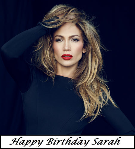 Jennifer Lopez JLO Edible Cake Topper Decoration