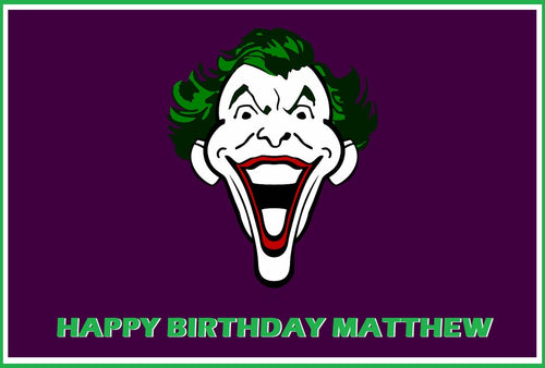 The Joker Edible Cake Topper Decoration