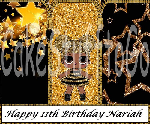 LOL Dolls Queen Bee Edible Cake Topper Decoration