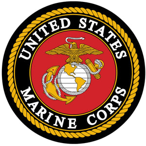 Marine Corps Logo Edible Cake Topper Decoration