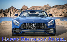 Load image into Gallery viewer, Mercedes Sports Car Edible Cake Topper Decoration Birthday/Father&#39;s Day