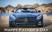 Load image into Gallery viewer, Mercedes Sports Car Edible Cake Topper Decoration Birthday/Father&#39;s Day