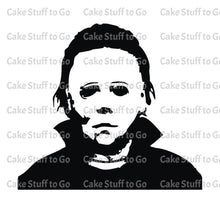 Load image into Gallery viewer, Halloween Michael Myers Edible Cake Topper